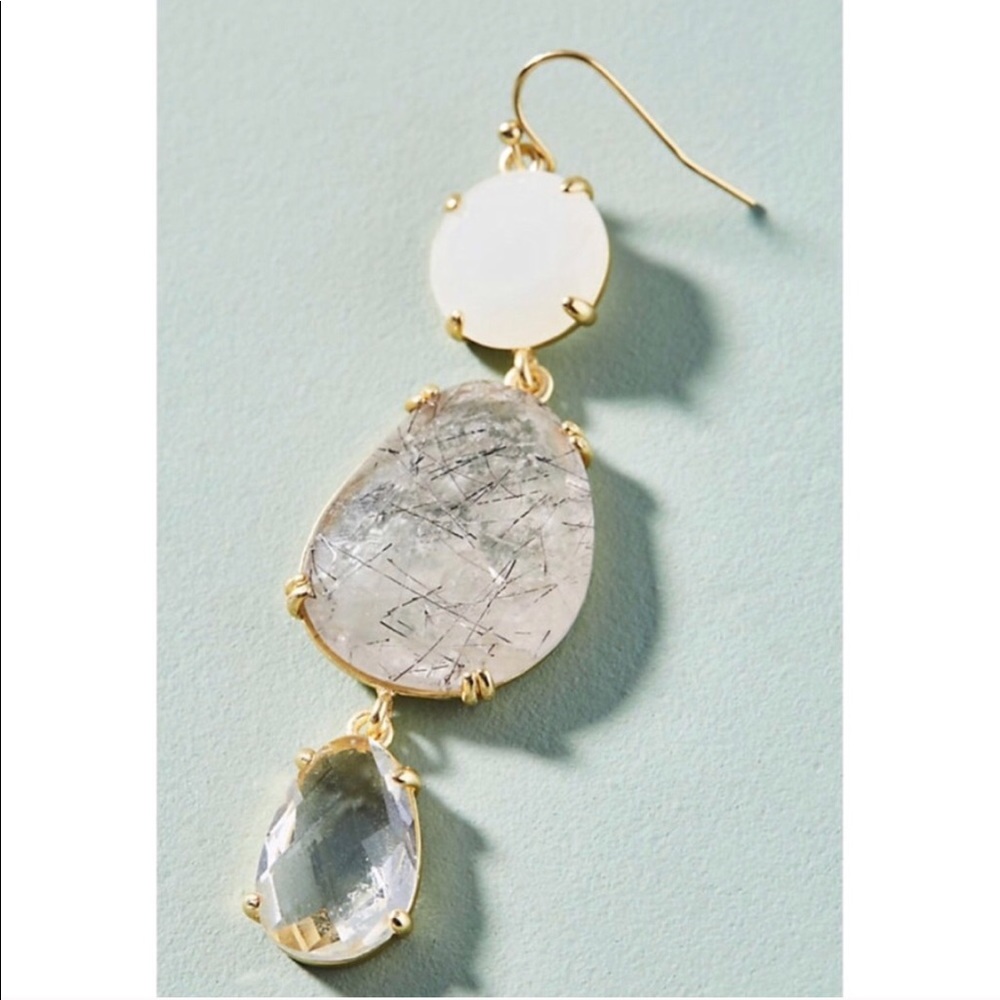 Anthrogologie brand new stone drop earrings